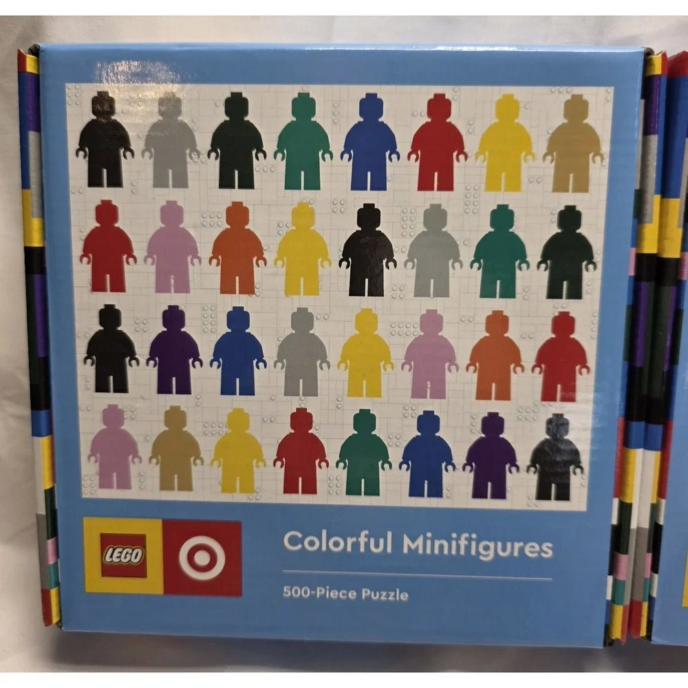 Lego Fun In‎ Space / Colorful Minifigures Target 500 Piece Puzzle X 2